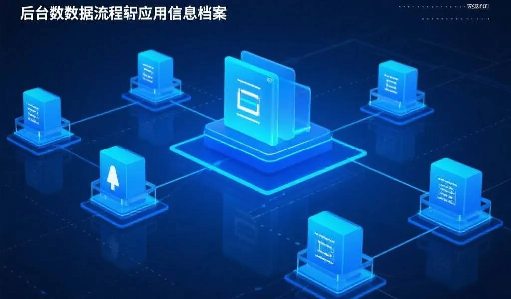 信息归档与技术架构示意